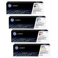 HP 201X Black Cyan Magenta Yellow High-Yield Toner Cartridge Pack of 4 Set