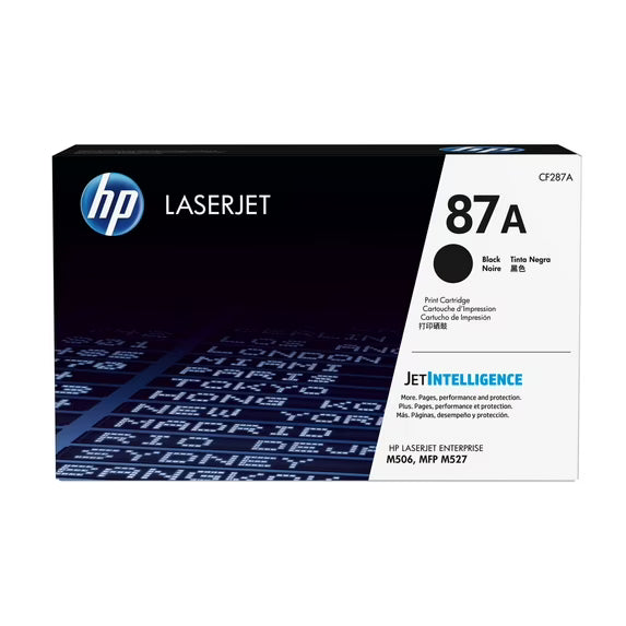 HP 87A Black  LaserJet Toner Cartridge, CF287A
