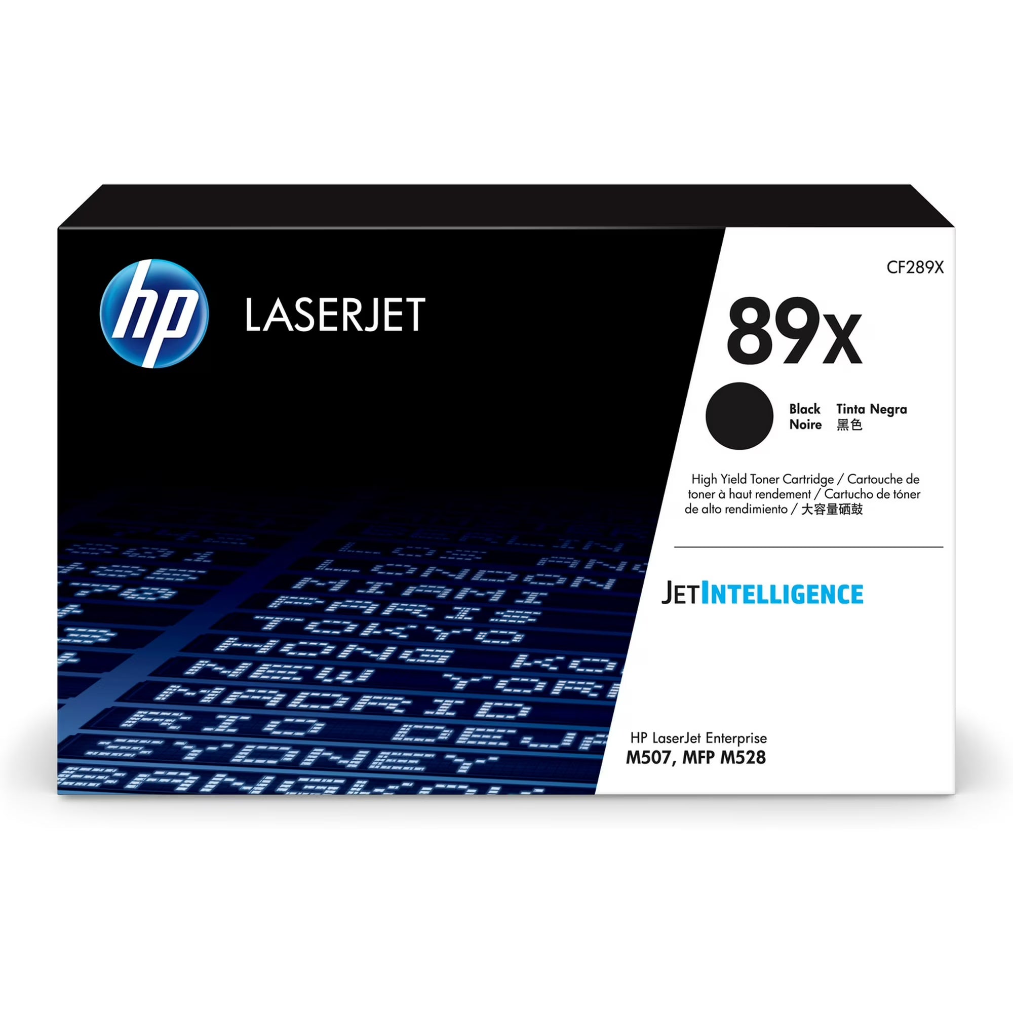 HP 89X High Yield Black LaserJet Toner Cartridge, CF289X
